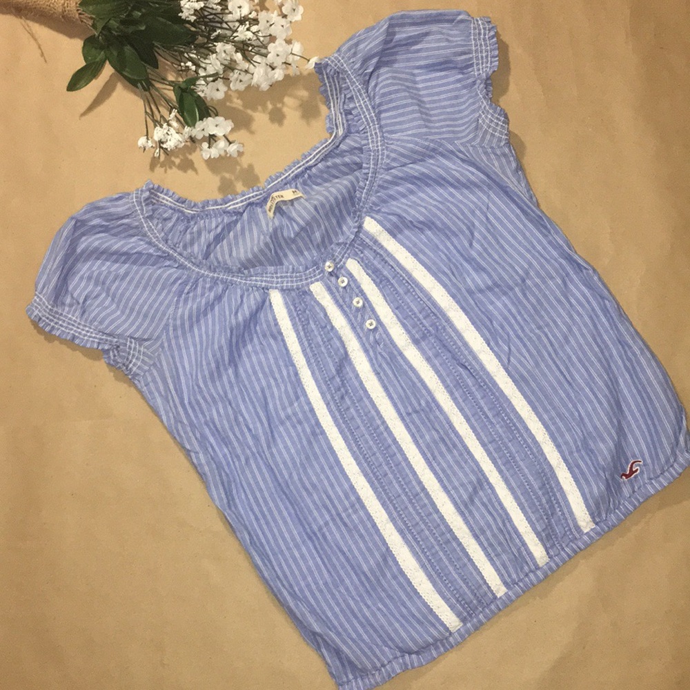 Hollister button blouse